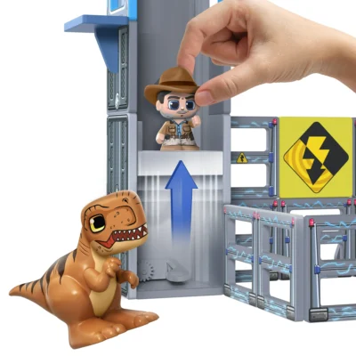Tile Town Jurassic World Dino Escape Magnetic Tiles Building Set and Figures
