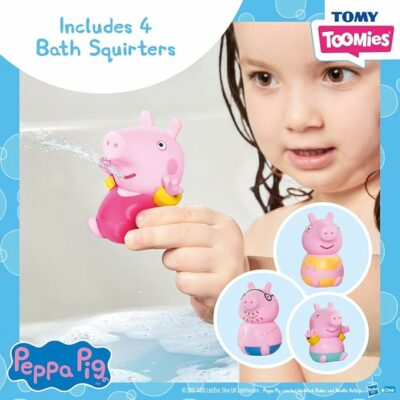 Tomy Toomies Peppa Pig Peppa’s House Bath Toy Playset