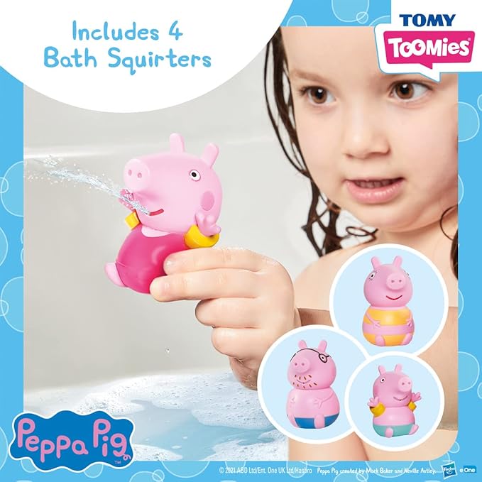 Tomy Toomies Peppa Pig Peppa’s House Bath Toy Playset Tomy Toomies Peppa Pig Peppa’s House Bath Toy Playset