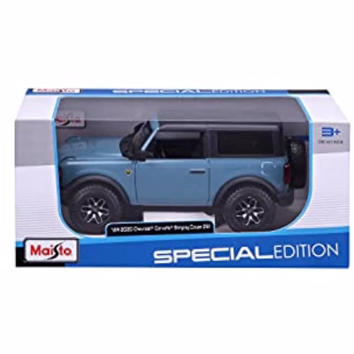 2021 Ford Bronco Badlands Gray Metallic with Black Diecast Model Car
