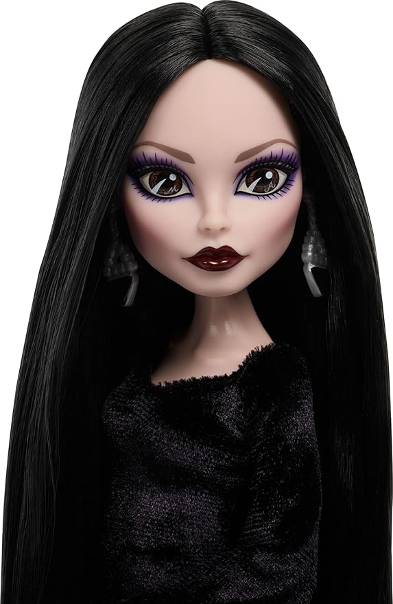 Monster High x Wednesday Doll Morticia Addams Collectible in Black Monster High x Wednesday Doll Morticia Addams Collectible in Black