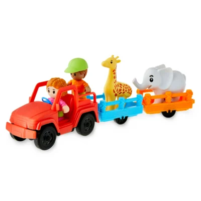 Animal Zoo Play Set with Lights and Sounds 22 Pieces