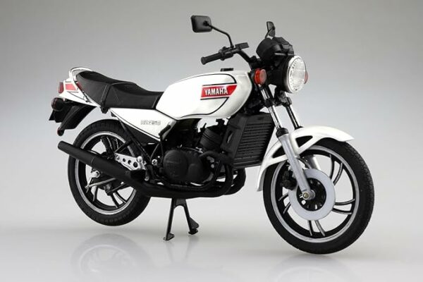 Aoshima Yamaha RZ250 New Pearl White Diecast Bike