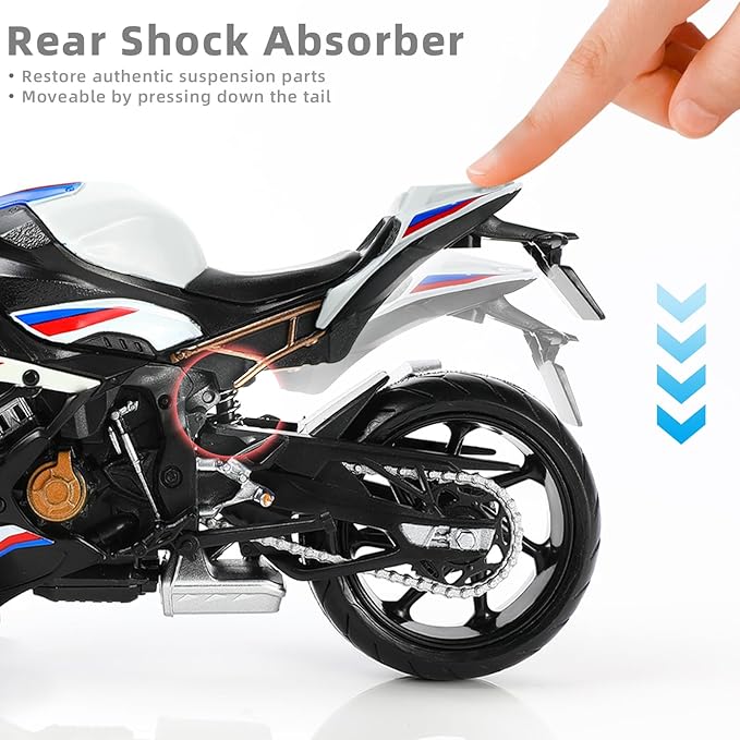 BMW S1000RR Motorcycle Model Toy Metal Die-cast BMW S1000RR Motorcycle Model Toy Metal Die-cast