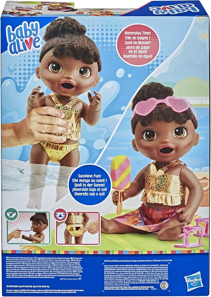 Baby Alive Sunshine Snacks Doll Summer Themed Waterplay Baby Doll Baby Alive Sunshine Snacks Doll Summer Themed Waterplay Baby Doll