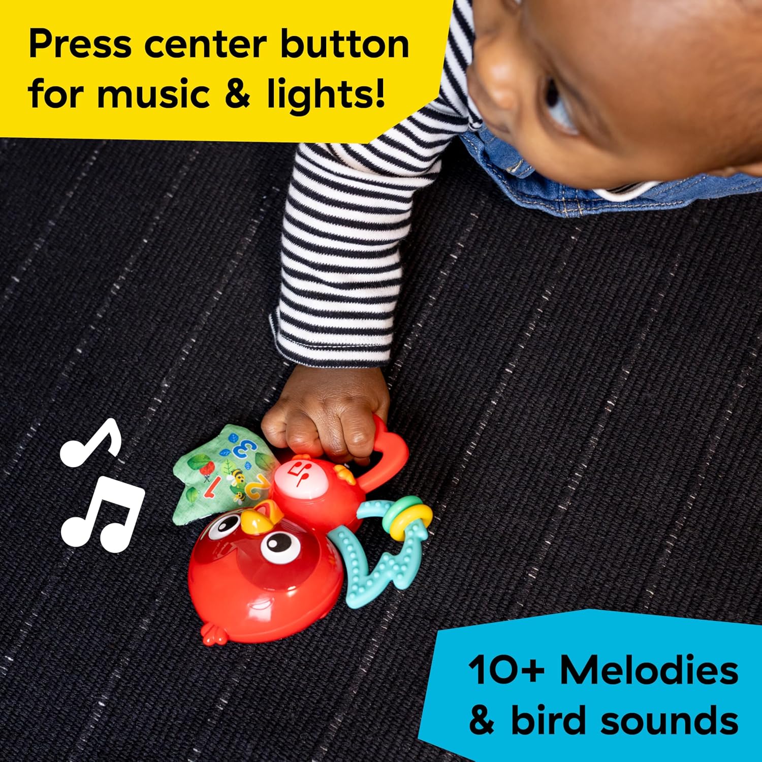 Baby Einstein Roxys Bright Flight Musical Baby Toy & Teether Baby Einstein Roxys Bright Flight Musical Baby Toy & Teether