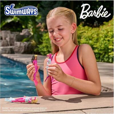 Barbie Dive Characters 3 Pack Swimming Pool Accessories & Kids Pool Toys