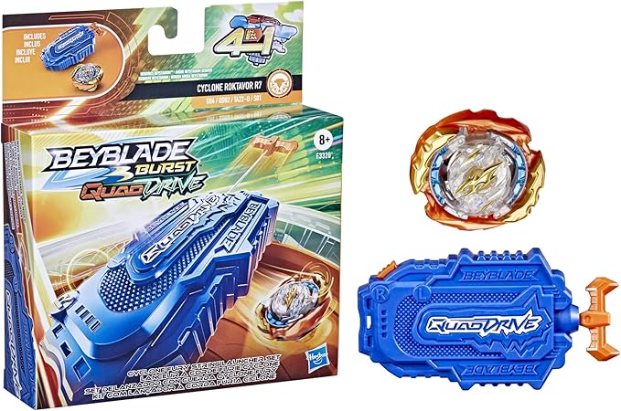 Beyblade Burst QuadDrive Cyclone Fury String Launcher Set Beyblade Burst QuadDrive Cyclone Fury String Launcher Set