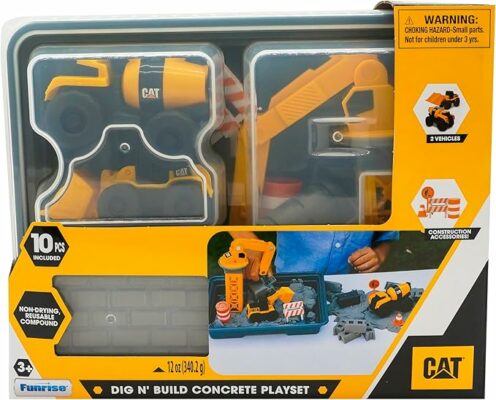 CAT Dig N Build Concrete Playset