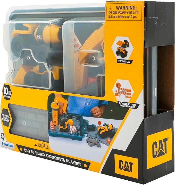 CAT Dig N Build Concrete Playset CAT Dig N Build Concrete Playset