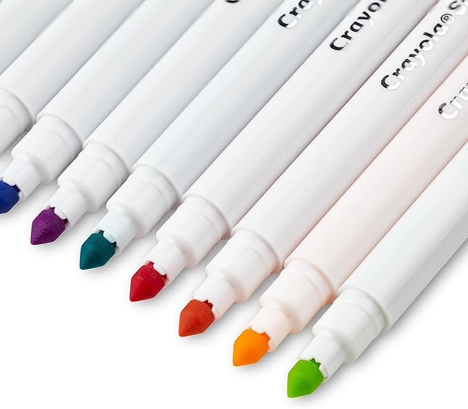 CRAYOLA Pastel Super Tips Washable Medium Tip Markers Pack of 20 CRAYOLA Pastel Super Tips Washable Medium Tip Markers Pack of 20