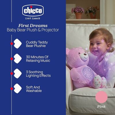 Chicco First Dreams Baby Bear Soft Plush Toy