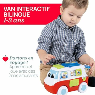 Chicco My First Bilingual Caravan Educational Toy 6 Button Vehicle