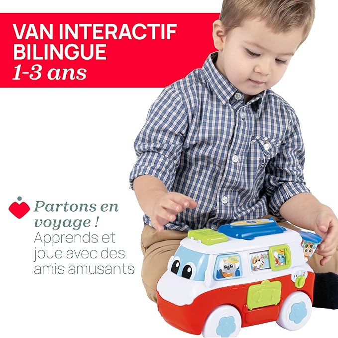 Chicco My First Bilingual Caravan Educational Toy 6 Button Vehicle Chicco My First Bilingual Caravan Educational Toy 6 Button Vehicle
