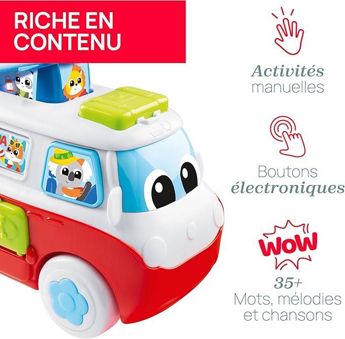 Chicco My First Bilingual Caravan Educational Toy 6 Button Vehicle Chicco My First Bilingual Caravan Educational Toy 6 Button Vehicle