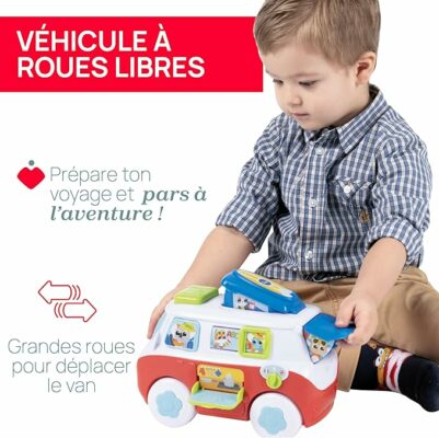 Chicco My First Bilingual Caravan Educational Toy 6 Button Vehicle