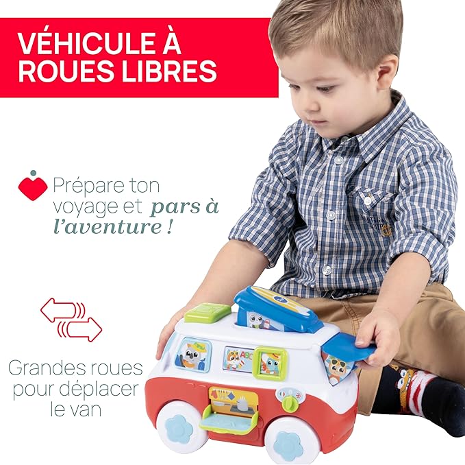 Chicco My First Bilingual Caravan Educational Toy 6 Button Vehicle Chicco My First Bilingual Caravan Educational Toy 6 Button Vehicle