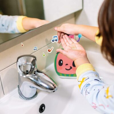CoComelon Toys Musical Buddies Singing Soap Dispenser and Toothbrush Holder