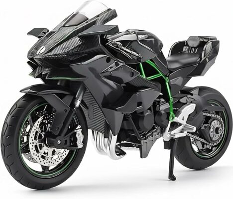 Compatible for Kawasaki Ninja H2R Motorcycle Model Toy Die-cast Metal