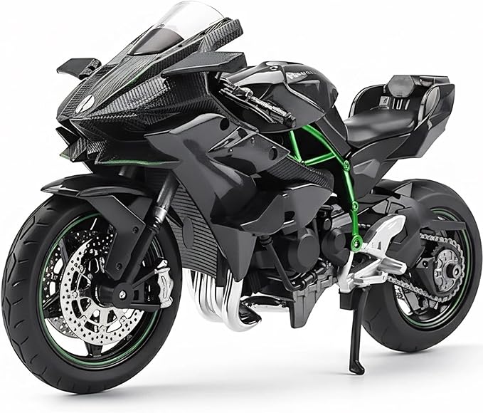 Compatible for Kawasaki Ninja H2R Motorcycle Model Toy Die-cast Metal