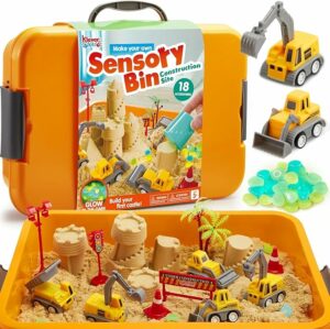 Construction Sensory Bin for Toddlers Building kit