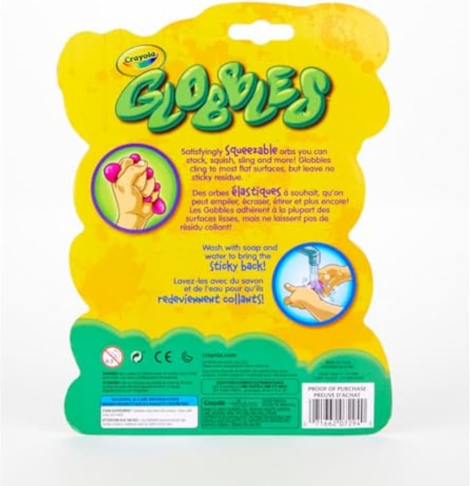 Crayola Globbles Fidget Toy 6ct Easter Egg Toy Crayola Globbles Fidget Toy 6ct Easter Egg Toy