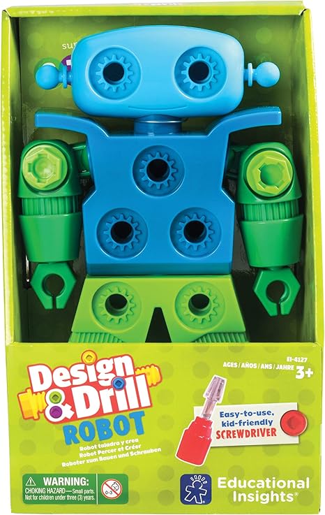 Design & Drill Robot Construction Toys & Tools for Kids Design & Drill Robot Construction Toys & Tools for Kids