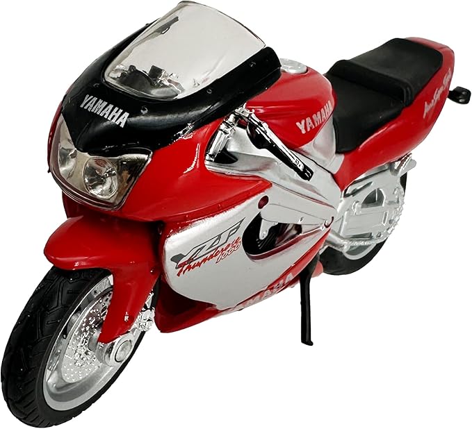 Die Cast Motorcycle Red Yamaha 2001 1:18 Scale Die Cast Motorcycle Red Yamaha 2001 1:18 Scale