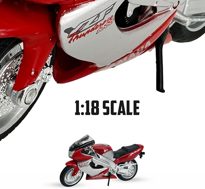 Die Cast Motorcycle Red Yamaha 2001 1:18 Scale Die Cast Motorcycle Red Yamaha 2001 1:18 Scale