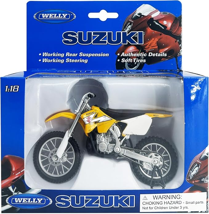 Die Cast Motorcycle Yellow Suzuki Die Cast Motorcycle Yellow Suzuki
