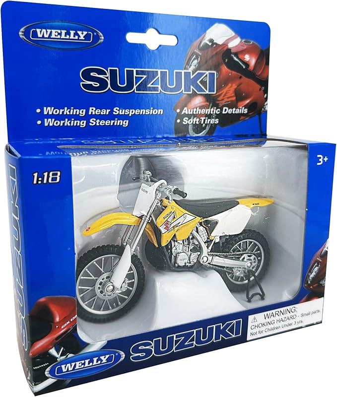 Die Cast Motorcycle Yellow Suzuki Die Cast Motorcycle Yellow Suzuki