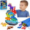 Dinosaur Wooden Stacking Montessori Toys for Kids