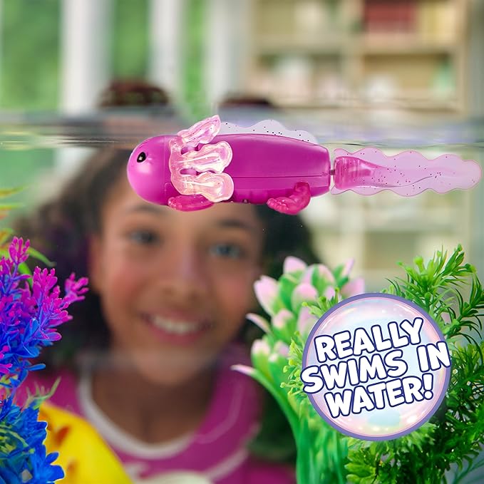 Fingerlings Interactive Baby Axolotl Ziggy Magenta Swims & Lights Up Fingerlings Interactive Baby Axolotl Ziggy Magenta Swims & Lights Up