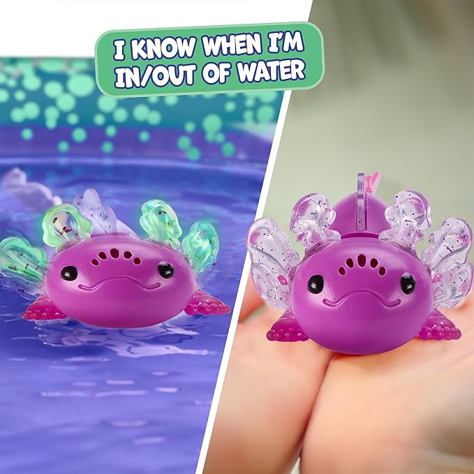 Fingerlings Interactive Baby Axolotl Ziggy Magenta Swims & Lights Up Fingerlings Interactive Baby Axolotl Ziggy Magenta Swims & Lights Up
