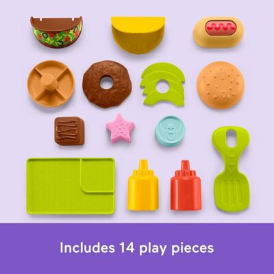 Fisher Price Baby Push Toy 4 in 1 Snack Cart Walker Learning Activity