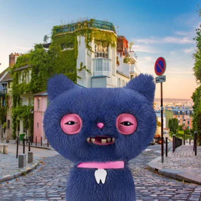 Fuggler Alley Cats Funny Ugly Monster Stuffed Animal Toy