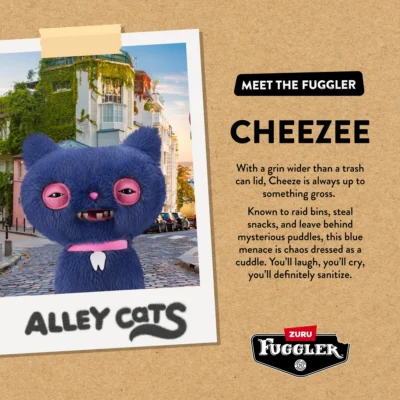 Fuggler Alley Cats Funny Ugly Monster Stuffed Animal Toy