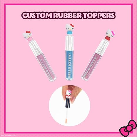 Hello Kitty Nail Polish and Lip Gloss Kids Makeup Set for Girls Hello Kitty Nail Polish and Lip Gloss Kids Makeup Set for Girls