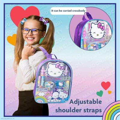 Hello Kitty and Friends Makeup Filled Backpack Set