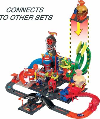 Hot Wheels City Burger Drive-Thru Playset with 1 Vehicle