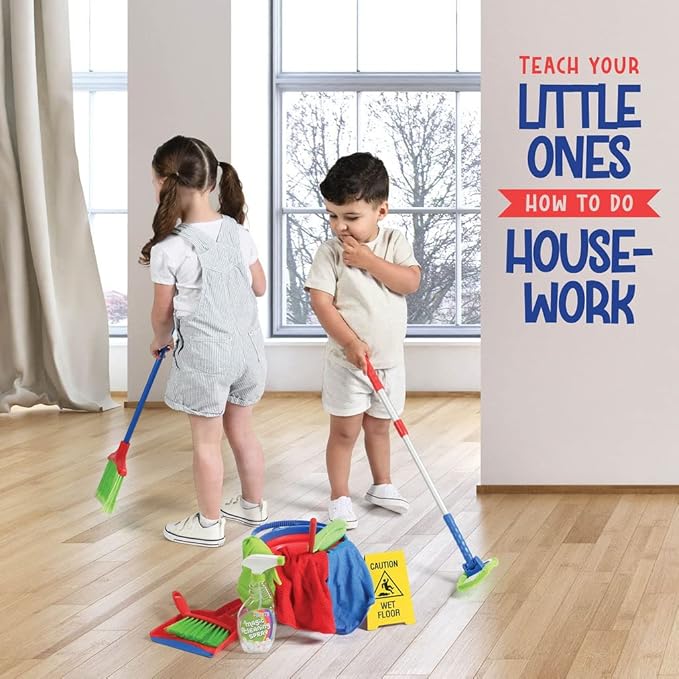 Kids Cleaning Set 12 Piece Toy Cleaning Set Kids Cleaning Set 12 Piece Toy Cleaning Set