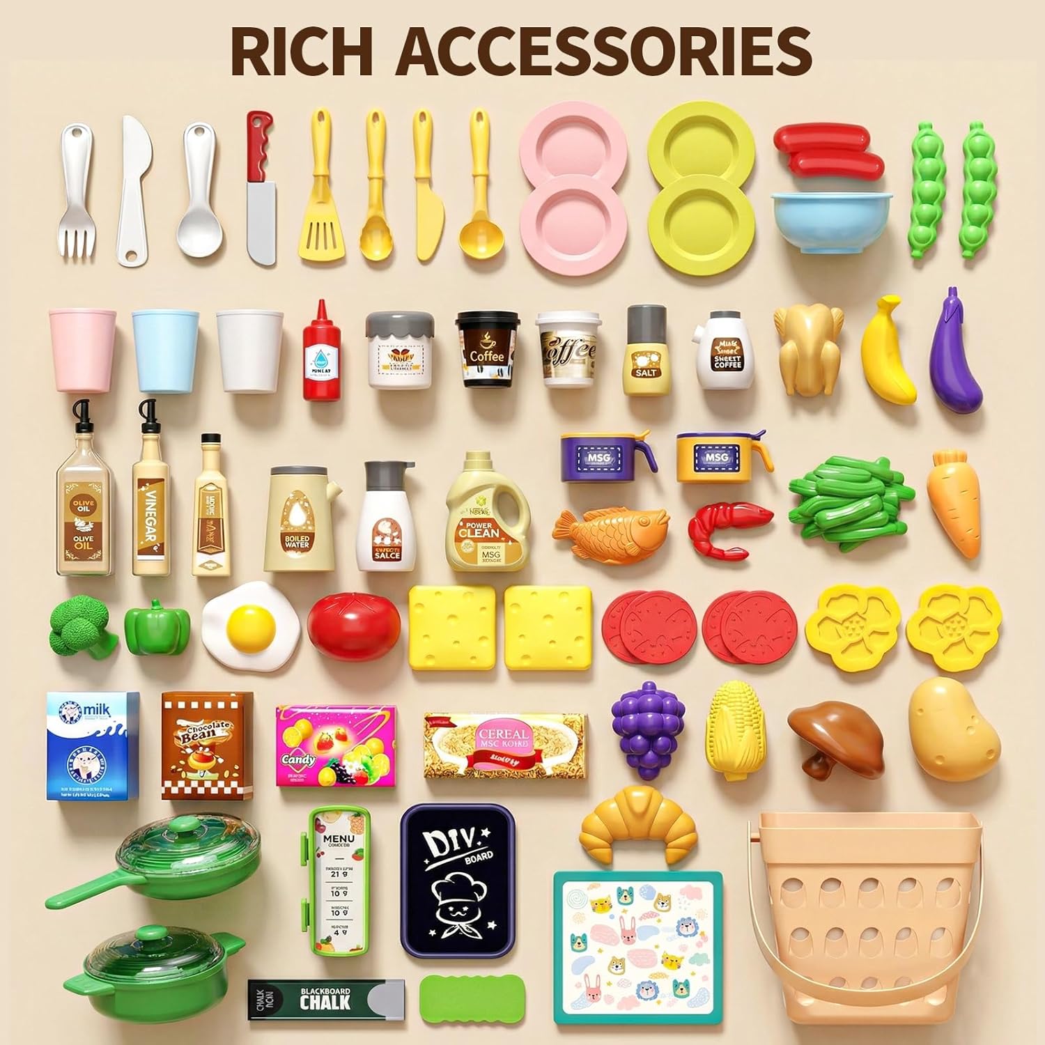 Kids Kitchen Playset with Sound & Light Kids Kitchen Playset with Sound & Light