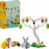 LEGO Easter Bunny and Chick Egg Hunt Building Toy