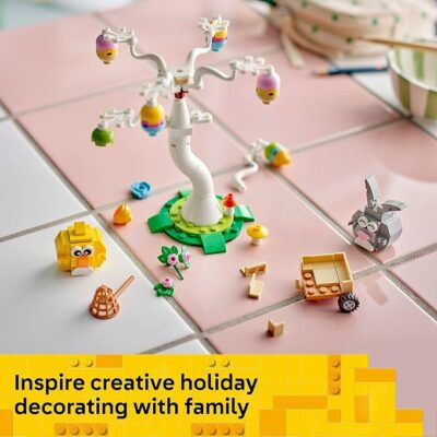 LEGO Easter Bunny and Chick Egg Hunt Building Toy