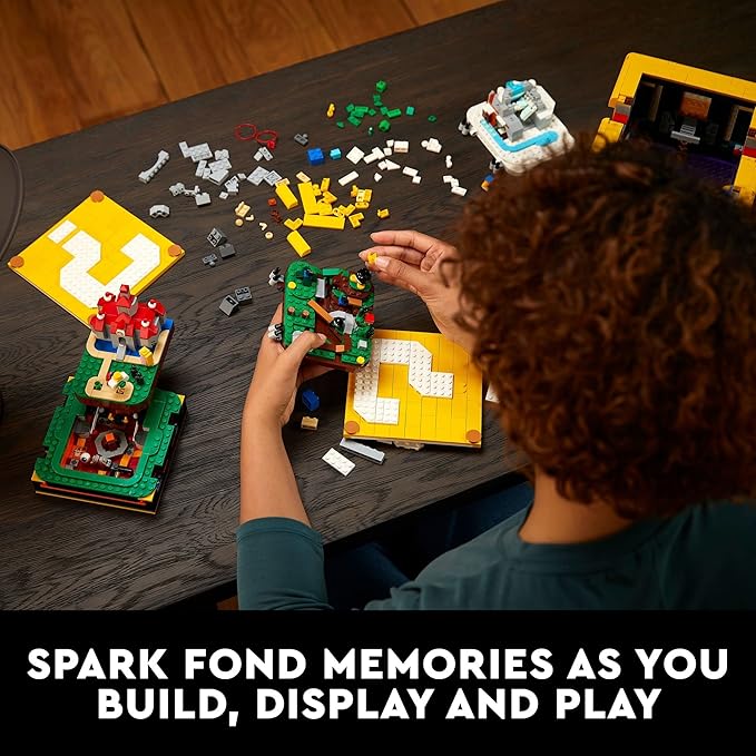 LEGO Super Mario 64 Question Mark Block Building Set Video Game Model Set LEGO Super Mario 64 Question Mark Block Building Set Video Game Model Set