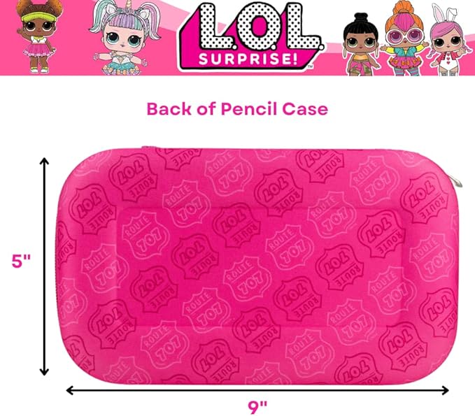 LOL Surprise Dolls Pencil Case Set with LOL Stickers and Gel Pens LOL Surprise Dolls Pencil Case Set with LOL Stickers and Gel Pens
