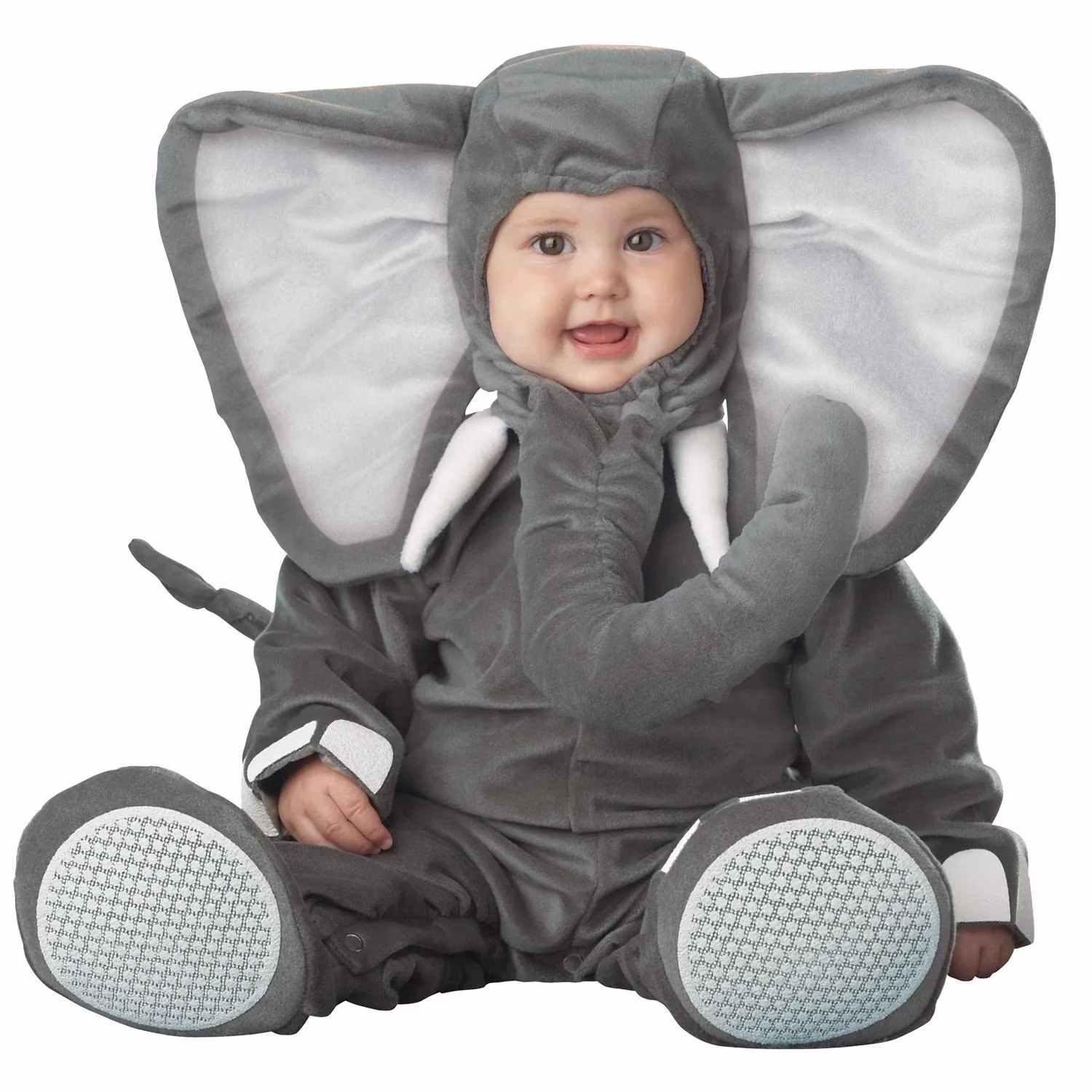 Lil Elephant Fancy Dress Costume for Babies with Zippered Bodysuit