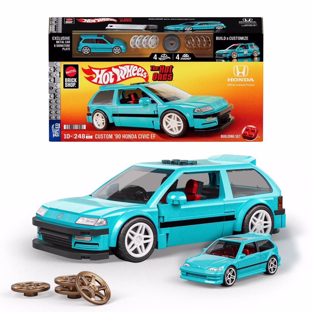 Mattel Brick Shop Hot Wheels Speed Series Honda