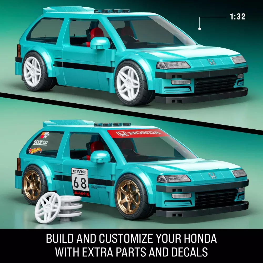 Mattel Brick Shop Hot Wheels Speed Series Honda Mattel Brick Shop Hot Wheels Speed Series Honda