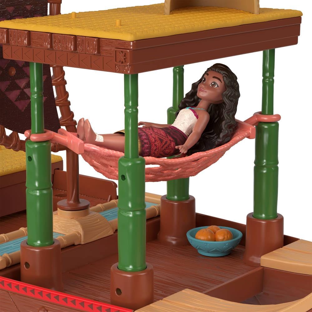 Mattel Disney Moana 2 Toy Playset with Floating Adventure Canoe Mattel Disney Moana 2 Toy Playset with Floating Adventure Canoe